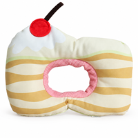Collier de récupération pour chats en forme de tranche de gâteau Tiramisu, anti-léchage quotidien, vente en gros, vente au détail, OEM, ODM, marque privée PawGlobe