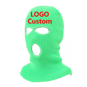 Mascherina da sci per <span class=keywords><strong>uomo</strong></span> con design personalizzato a 3 fori con fodera integrale da <span class=keywords><strong>uomo</strong></span> invernale calda per gli sport all'aria aperta - Product Image 2