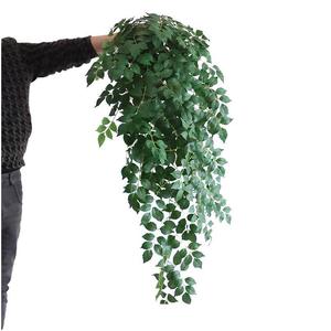 Planta Artificial de Aspecto Real, Adornos Coloridos, Planta Artificial para Decoración de Sala de Estar, Planta Tropical Artificial, Florero de Ratán - Product Image 2