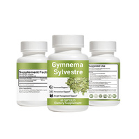 Capsules de Gymnema Sylvestre : Extrait Herbal, Chrome, Métabolisme, Gestion du Poids, Énergie, Bien-être, Formule Végétalienne OEM ODM Quotidienne