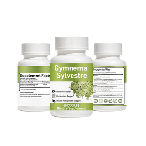 Capsules de Gymnema <span class=keywords><strong>Sylvestre</strong></span> : Extrait Herbal, Chrome, Métabolisme, Gestion du Poids, Énergie, Bien-être, Formule Végétalienne OEM ODM Quotidienne - Product Image 5