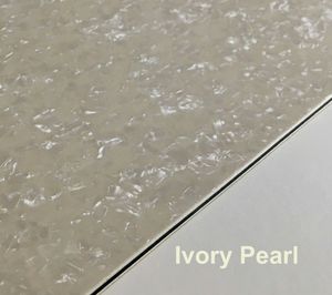 カスタム290 * 435mm 4PlyグリーンパールスクラッチプレートシートDIYギターベースブランクピックガード素材 - Product Image 2