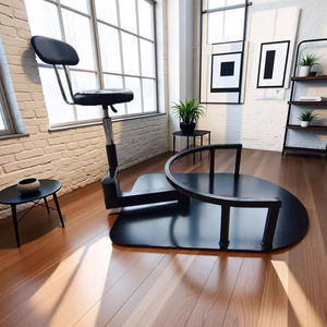 Fauteuil de Barbier Professionnel Pivotant à 360° Robuste pour Coiffure Intensive Hôtel et Nouvelle École de Coiffure Durable Modèle 2025 - Product Image 4