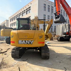 รถขุดคุณภาพสูง 7 ตัน เครื่องจักรก่อสร้างขนาดเล็ก รถขุด Sany มือสอง รุ่น SANY SY75C สำหรับขาย - Product Image 5