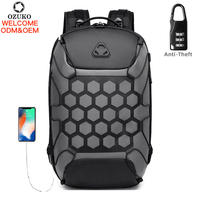 Ozuko D9348 impermeable mochila para portátil bolsa para hombres deportes Golf bolsa de viaje equipaje bolsa para las mujeres bosque pequeño bolso