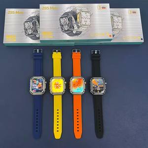 Z85 Max Smart Watch Hd Screen Gebaar Controle 3 Riem Roestvrij Staal/Leer/Siliconen Hartslagmeting Smart Watch Voor Mannen - Product Image 4