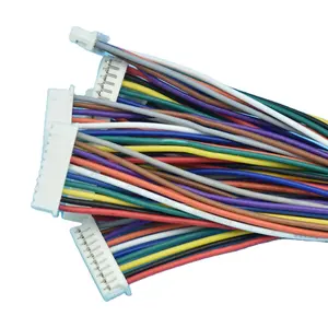 1.25 équipement de Machine de fil de borne connexion électronique faisceau d'instruments de fil traitement de fil faisceau de câbles rouge et blanc