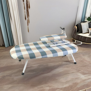 Precio de fábrica 2025, Mini tabla de planchar plegable portátil para Hotel, ahorro de espacio con perchero para uso en el baño - Product Image 1