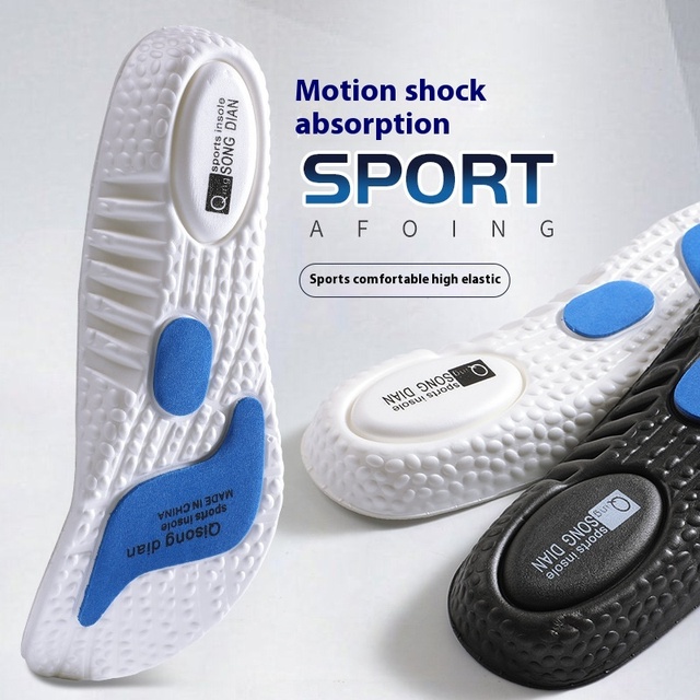 High Elastic Pop Rice EVA Ball Insole Sports Insole with Shock Absorption Sweat & Odor Control Long Standing Comfort Not Tired