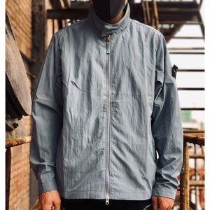 2026 Luxury Stone Vintage Winter Windproof Casual Cotton Hooded Front <b>Reflective</b> Lightweight Sport <b>Jacket</b> <b>Men</b> - Product Image 3