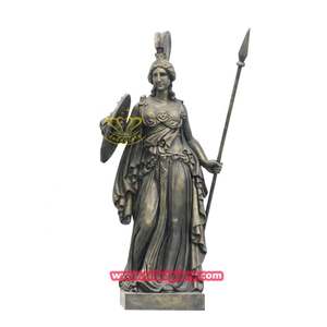 Estatua de soldados de bronce moderno antiguo al aire libre Plaza Garden Street puerta delantera decoración de paisaje escultura de Arte de Metal - Product Image 3