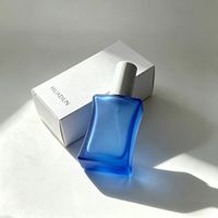 Flacon de parfum en verre dépoli vide avec col à vis 18 mm, 30 ml, 50 ml, 100 ml, avec boîte d'emballage
