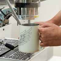 ZeroHero 600ml Barista Cappuccino Latte Art En Acier Inoxydable Métal Lait Vapeur Mousseur Pichet Racer Pot À Lait