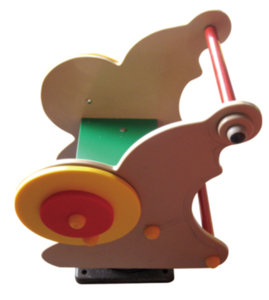 Estilo Popular Patio de los niños de primavera jinete jardín patio al aire libre primavera juguetes PE bordo juguetes caballo - Product Image 3