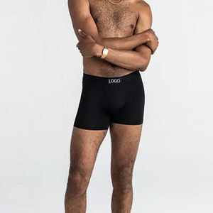 Groothandel Fabriek Aangepaste logo Katoenen Heren Onderbroeken Boxers Hoge Kwaliteit Comfortabele Effen Gebreide Heren Ondergoed <span class=keywords><strong>Boxer</strong></span> - Product Image 6