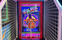 Machine de jeu de tir de basket-ball de rue, borne d'arcade de basket-ball à monnayeur avec éclairage LED pour bars et parcs d'attractions
