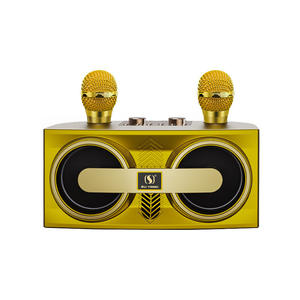 Беспроводной комплект колонок YS-206 с Bluetooth 5.0, звуковой картой, микрофоном, сабвуфером и LED-подсветкой для домашнего караоке — 70 дБ SNR - Product Image 5