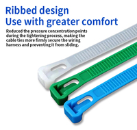 Attaches de câbles en nylon réutilisables CHCC, attaches zippées multicolores, attaches de câbles 100% nylon 66, gestion des câbles, vente en gros