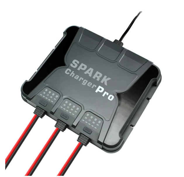 3banks 30A AC to DC Smart Marine Battery Charger, 12V Waterproof Onboard Boat Charger and Desulfator for AGM, Lithium (LiFePO4)