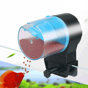 Alimentador Automático de Peixes para Aquário com Temporizador de Férias, Dispensador Elétrico Ajustável de Ração para Peixes - Product Image 1