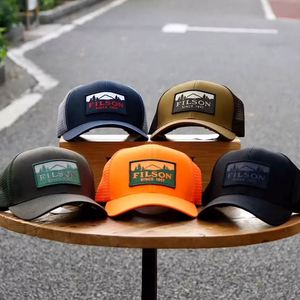 หมวกเบสบอล FILSON รุ่นวินเทจ ผ้าออยล์คลอธ พร้อมปีกหมวกแบบมีช่องระบายอากาศ ป้องกันแสงแดด และดีไซน์ปรับได้ - Product Image 2