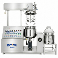 Mélangeur de crème à vapeur chauffante hydraulique de 100 L pour savon liquide