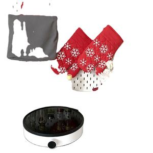 Guantes de Cocina de Lona Antideslizantes, Resistentes al Calor, de Algodón, Precio Económico al por Mayor - Product Image 5