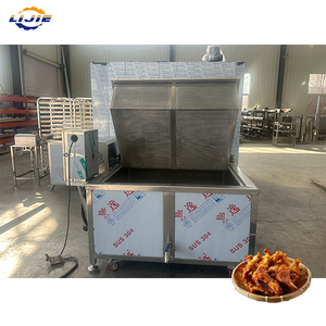 กระทะทอดน้ำมันอุ่นสำหรับทอดไก่และเฟรนช์ฟรายส์ อุปกรณ์ทอดน้ำมันเชิงพาณิชย์ เครื่องทอดแบบพลิกด้านข้างทำจากสแตนเลส - Product Image 6