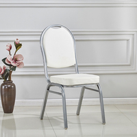 Chaises de mariage empilables en acier inoxydable doré et argenté, design moderne, avec coussin de siège, pour hôtel et salon – Vente en gros