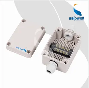 Saipwell IP66 ABS Outdoor Connector Pvc Waterproof Fttx Terminal Cctv Box Ip40