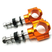 Klem setang sepeda motor CNC, klem setang sepeda motor paduan aluminium 28mm atau 1 1/8 "untuk peninggi setang sepeda motor