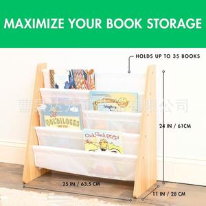 Wooden Childrens Bookshelf Multi Layer Storage <b>Rack</b> For Bedroom Reading <b>Shelf</b> - Product Image 2