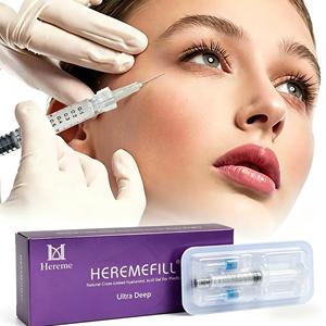 Hereme High Purified BDDE <strong>Hyaluronic</strong> <strong>Acid</strong> Filler 24mg/ml Gel for Eye Hand Lip Augmentation Nose Shaping <strong>Chin</strong> Wrinkle Removal - Product Image 5