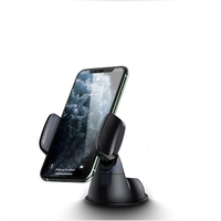 Support de téléphone portable réglable en plastique ABS avec ventouse pour tableau de bord de voiture, portable, avec garantie d'un an