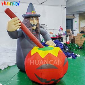 Inflables inflables de <span class=keywords><strong>Halloween</strong></span> incorporados, demonios inflables Led, sopa de calabaza fantasma inflable <span class=keywords><strong>para</strong></span> la decoración del patio del hogar - Product Image 4