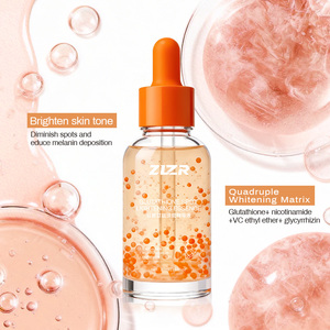 Sérum de nuit liquide hydratant en profondeur à la perle 30mL Glutathion Niacinamide Acide Ethyl Ascorbique Glabridine Madécassoside Peptides - Product Image 3