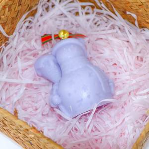 Belle <span class=keywords><strong>bougie</strong></span> parfumée petit bonhomme de neige de Noël bonne odeur utilisation facile parfum aromathérapie - Product Image 2