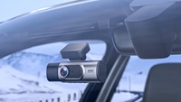 Caméra embarquée 4K triple objectif avec enregistrement avant, arrière et habitacle, GPS, Wi-Fi 5 GHz, moniteur de stationnement, vision nocturne et capteur G pour toutes les voitures