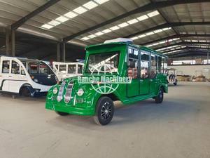 Autobús Eléctrico Vintage Mini de 8 Plazas, Estilo Retro Clásico, con Motor de Gasolina, de Lujo, para Turismo, con Toldo - Product Image 6