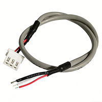 Kabel Audio Terlindung Ujung Tunggal Tembaga Murni 2-Core XH2.54-3P Kabel Ekstensi Terminal untuk Mesin Papan Preamp Amplifier DIY