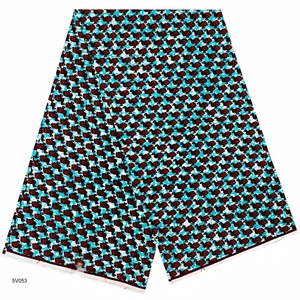 Hot <span class=keywords><strong>Sale</strong></span> 100% Baumwoll wachs Afrikanische Stoffe Batik Gemusterter Bio-Ankara-Stoff für Kleidung Lenden tuch - Product Image 4
