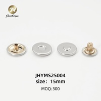 Boutons magnétiques à pression de 15 mm, en cuivre, non poreux, magnétiques, 4 pièces, pour vestes, sacs