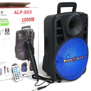 ALP-801/ALP-802/ALP-803/ALP-804 Usine chinoise Boombox portable sans fil pas cher Bluetooth DJ Party Haut-parleur karaoké 8 pouces - Product Image 5