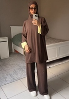 Vente en gros en ligne de maillots de bain et de vêtements de plage modestes pour femmes musulmanes, maillots de bain islamiques, burkinis musulmans, ensemble hijab 2 pièces