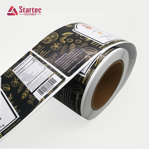 Étiquettes autocollantes personnalisées imperméables en rouleau pour emballage, étiquettes de produits, étiquettes de compléments vitaminiques pour bouteilles, <span class=keywords><strong>logo</strong></span> - Product Image 1