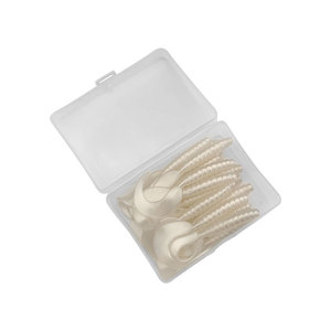 Boîte <span class=keywords><strong>en</strong></span> plastique Vers de pêche Artificielle Papillon de terre Silicone Maggot Grub Leurre Appâts - Product Image 4