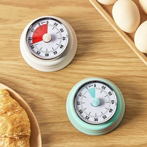 Temporizador Redondo de Cocina, Recordatorio de Tiempo, Alarma, Cuenta Regresiva, Temporizador Mecánico Visual Magnético - Product Image 3