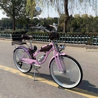Sepeda Chopper kecepatan variabel mewah antik, sepeda jalan 24 "26"