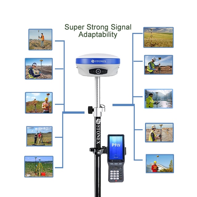 Stonex S900A/S9II/S900+ Hot Sale Gnss Receiver 1408 Channels Gps RTK With Google Function International Version Receiver Rtk