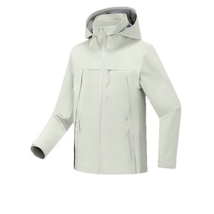 A616 Giacca rigida da esterno monostrato da donna con cappuccio <span class=keywords><strong>impermeabile</strong></span> completamente incollato con cerniera - Product Image 1